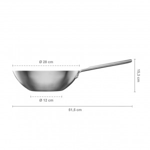 FISKARS Wok din inox Fiskars Norden, Ø 28 cm - 1026922 - Img 5