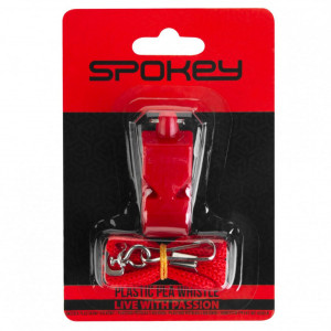Fluier cu snur detasabil Spokey Mayday, rosu - 83606 3