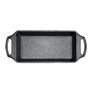 Forma de copt painea din fonta 34 x 13 cm Lodge - L-BW10LP - Img 2