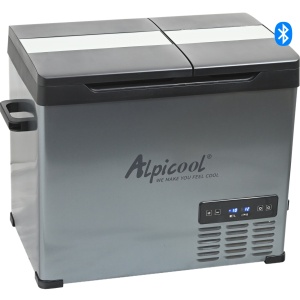 Frigider auto cu compresor Alpicool Dual 40l, 230/24/12V -20°C control prin aplicatie, doua compartimente