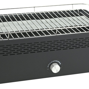 Gratar camping pe carbune Cattara Greg, ventilator pe baterii, table top, 44.5x22.5cm - TT13019
