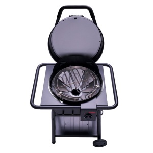 Gratar electric 2.100 W si pe carbuni hibrid, 370 grade Celsius, TRU-Infrared, Char-Broil Patio Bistro E2Coal - 140255 - Img 5