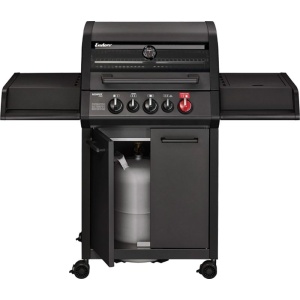 Gratar pe gaz, 3 arzatoare inox, arzator infrarosu, grile fonta, Enders Monroe Pro 3 SIK Turbo, grafit mat - 838133 - Img 2