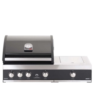 Gratar pe gaz cu 3 arzatoare din inox Grandhall Premium GT3 si arzator lateral sear burner - K03000281A, incastrabil