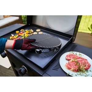 Gratar pe gaz tip plancha, grill si cuptor de pizza cu 2 arzatoare Char-Broil Versa-Tile Griddle - 140241 - Img 14