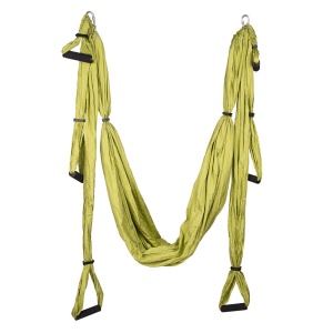 Hamac Aero Yoga inSPORTline Hemmok, verde