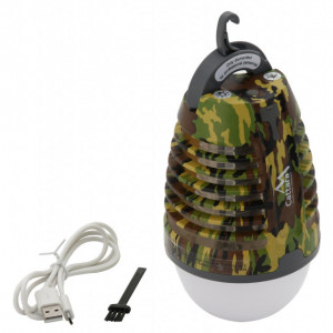 Lampa LED reincarcabila, cu aparat anti-insecte cu UV Pear Army Cattara - TT13179