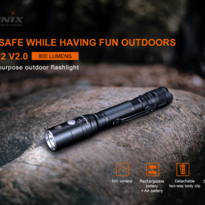 Lanternă EDC 800 Lumeni 214 metri Fenix LD22 V2.0 - ADV-460-001 - Img 2
