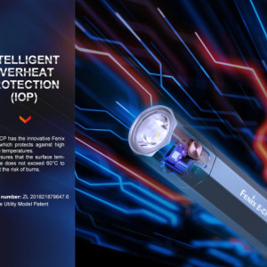 Lanternă EDC & Power-bank Fenix E-CP 1600 Lumeni 222 Metri albastru - ADV-470-005 - Img 8