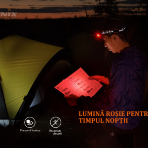 Lanterna frontala Fenix HM70R - Lanternă frontală - 1600 Lumeni - 186 Metri - ADV-453-001 4