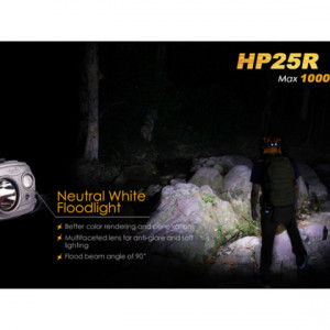 Lanterna frontala Fenix HP25R 1000 lumeni 187 metri 2