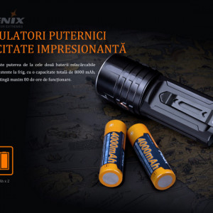Lanterna Tactica Fenix LR35R -10000 Lumeni - 500 Metri - ADV-426-001 3