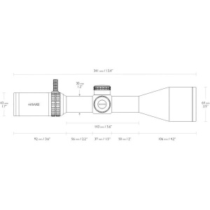 Luneta de Arma pentru Vanatoare Hawke Vantage HD 30 3-12X56 L4A/IR/30MM - Img 2