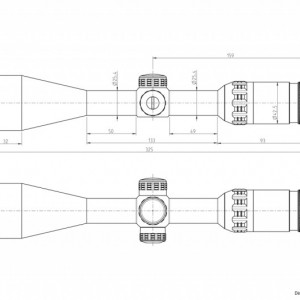 Luneta de arma pentru vanatoare Kahles Helia 3 3-10x50i 4-Dot - 10584 4