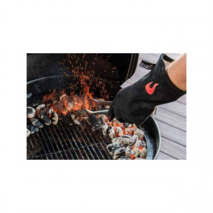 Manusi din piele pentru gratar Char-Broil - 140518 utilizare