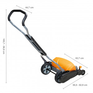 Masina manuala de tuns gazonul Fiskars StaySharp Max, 610 mm, 20 kg - Img 7