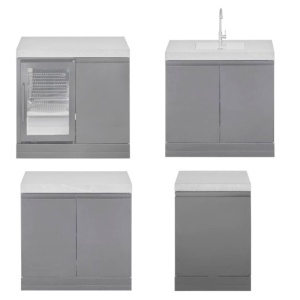 Modul bucatarie de exterior cu blat de lucru si spatiu depozitare Grandhall - K01000292W - Img 12