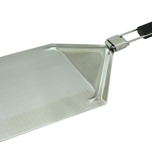 Paleta pentru pizza din inox SS430, Cattara, pliabila, 24x36cm, grosime 1mm - TT14089