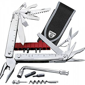 Patent Multifunctional Victorinox Swiss Tool X Plus cu Teaca Nylon - 3.0338.N