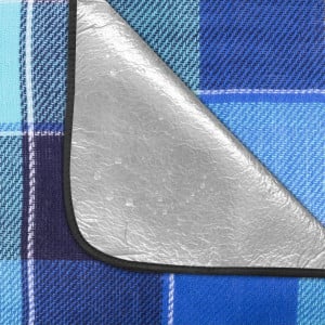 Patura picnic impermeabila Spokey Flannel, captusita cu aluminiu 150x180 cm - 839636 2