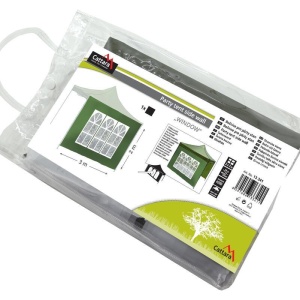 Perete lateral impermeabil cu fereasta 3 x 2 m, verde pentru pavilioanele Cattara - TT13341 - Img 5
