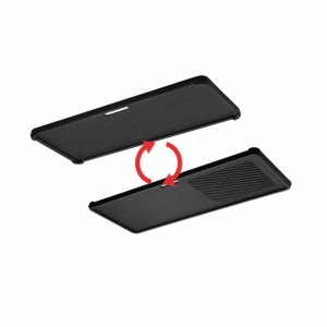 Plita din fonta cu 2 fete neteda si grill 42 x 20 x 1,5 cm pentru gratar Chicago 3 Enders - 7899 - Img 2