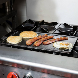 Plita din fonta cu 2 fete neteda si grill Lodge 42,5 x 24 cm - L-DP3 - Img 5