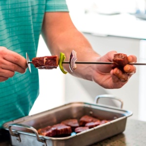 Set 4 tepuse metalice pentru gatit Kebab si frigarui la gratar Char-Broil - 140019 - Img 5