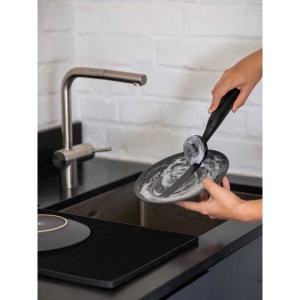 Set dispenser sapun lichid si perie pentru bucatarie Wenko Black Outdoor Kitchen Piedo - 55077100 - Img 9
