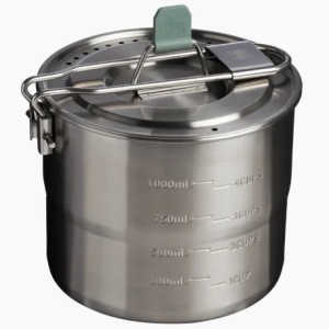 Set Gatit Stanley pentru 2 persoane Adventure Stainless Steel Cook Set for Two 1L - 10-09997-020