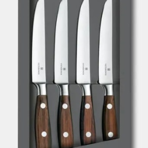 Set pentru friptura Victorinox Grand Maitre Wood Steak Set, 2 piese, Brown 7.7240.4