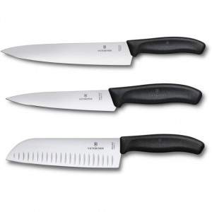 Set Victorinox pentru Bucatarie, 11 piese, suport lemn - 5.1153.11 cutite carne