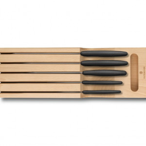 Set Victorinox pentru Bucatarie, 5 piese, suport lemn - 6.7143.5 pe lat