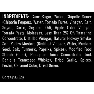Sos Jack Daniels Sweet & Spicy BBQ Sauce 473 ml 553 g - JD-2393 - Img 3