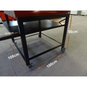 Stand metalic mobil pentru cuptor traditional pentru pizza pe lemne Maximus Prime 108 x 100 x 98 cm - MAXIMUSPRIMESTAND - Img 6