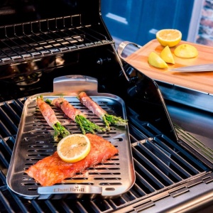 Tava din inox pentru gratar 22 x 42,5 x 2 cm Char-Broil - 140015 - Img 3