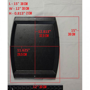 Tava rectangulara din fonta Jumbo Chef's Lodge 38 x 31 cm - L-JSCP3 - Img 8
