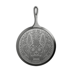 Tigaie din fonta pentru clatite cu logo Xolo Sugar Skull Lodge 26 cm - L-9OGXLL