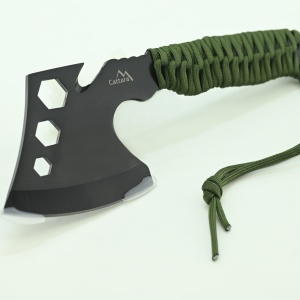 Topor multifunctional Cattara Viking 24cm, chei, paracord, teaca - TT13266 - Img 3