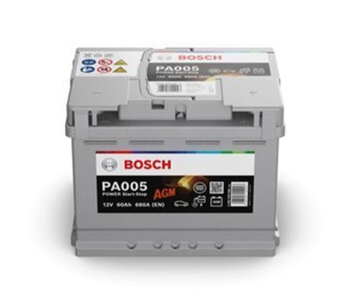 BOSCH Power AGM Line START-STOP 12V 60Ah 680A - Borna Normala (dreapta +)