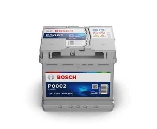BOSCH Power Line 12V 52Ah 470A - Borna Normala (dreapta +)