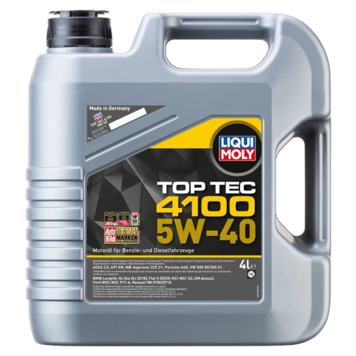 Liqui Moly, Top Tec 4100, 5W-40, 5 L, sintetic