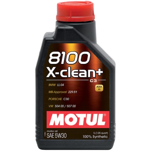 Motul 8100 X-Clean+, 5W30, 1L
