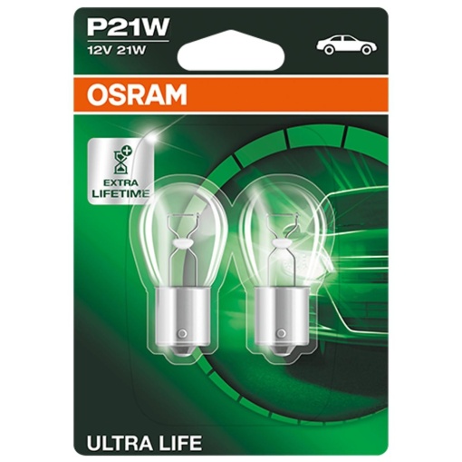Osram Ultra Life P21W set 2 becuri semnalizare