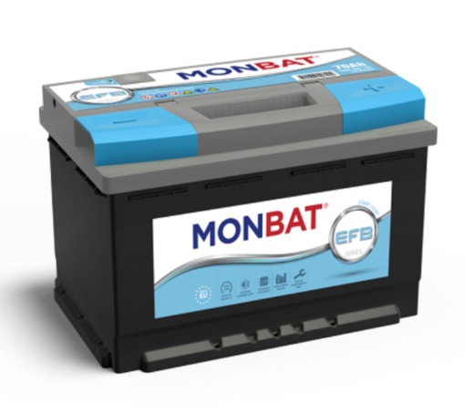 Baterie Auto MONBAT EFB 70 Ah