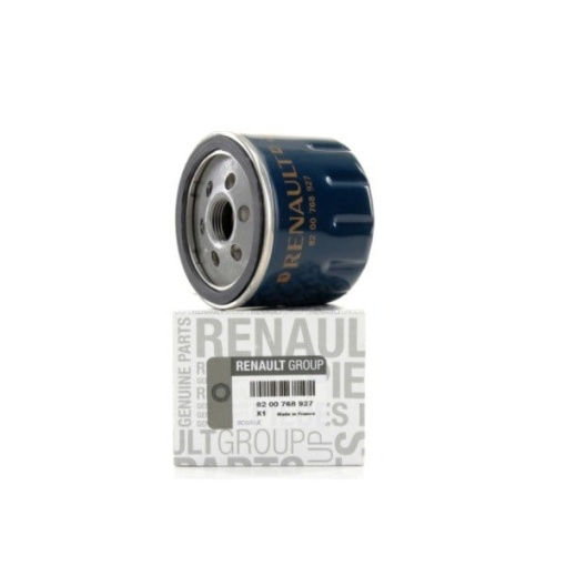 Filtru ulei Original Renault 8200768927 pentru Dacia Logan 2004-2012, Logan II 2012-, Sandero 2008- si Sandero II, Lodgy, Duster