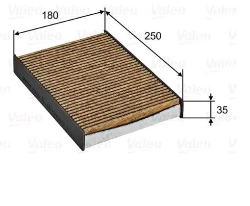 VALEO 701 032 Filtru, aer habitaclu echivalenta FP 25003