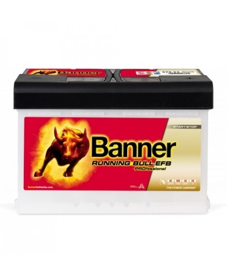 Baterie auto 12V 75Ah start-stop EFB Banner Running Bull Professional 57511