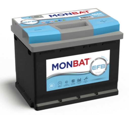 Baterie Auto MONBAT EFB 60 Ah