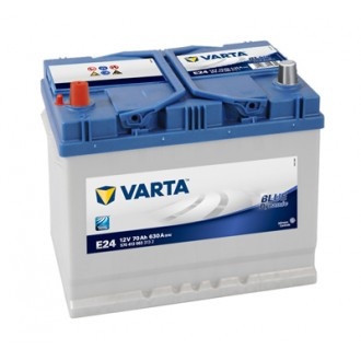 Baterie auto VARTA Blue Dynamic E24 570413063 3132, 12 V, 70 Ah, 630 A, Asia, borna inversa, 261x175x220 mm